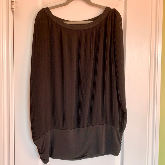 Addition Elle - Pleated Sheer Blouse - Picture 3 of 11